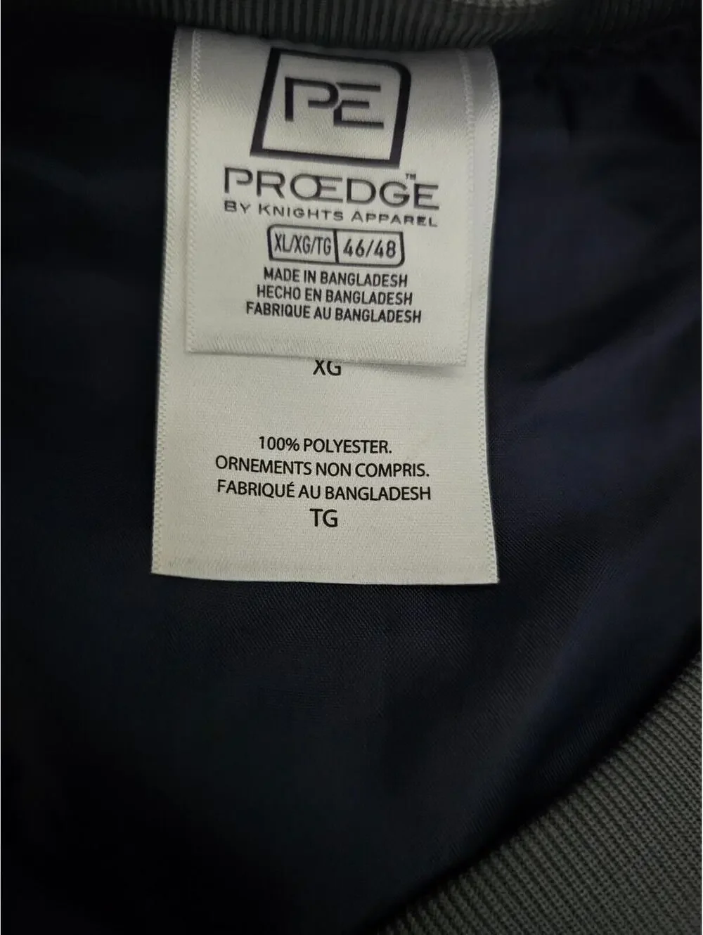 New Men's Pro Edge Michigan Wolverines Pullover Jacket Size X Large 3/4 Zipper - Picture 2 of 11
